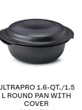 Tupperware Black UltraPro Round Pan with Lid